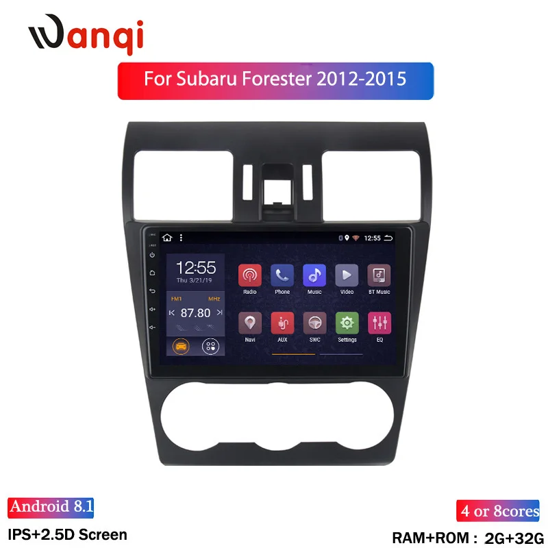 2G RAM 32G ROM Android 8 1 автомобильный DVD мультимедийный плеер GPS для Subaru Forester XV WRX 2012-2018