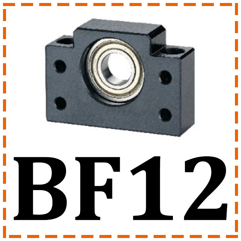 BF12 Блок поддержки TBI Профессиональный BF10 BF12 BF15 BF17 BF20 поддержка ed-side C3 C7 для шарикового винта TBI sfu 1204 Премиум bk12 части ЧПУ - Цвет: BF12