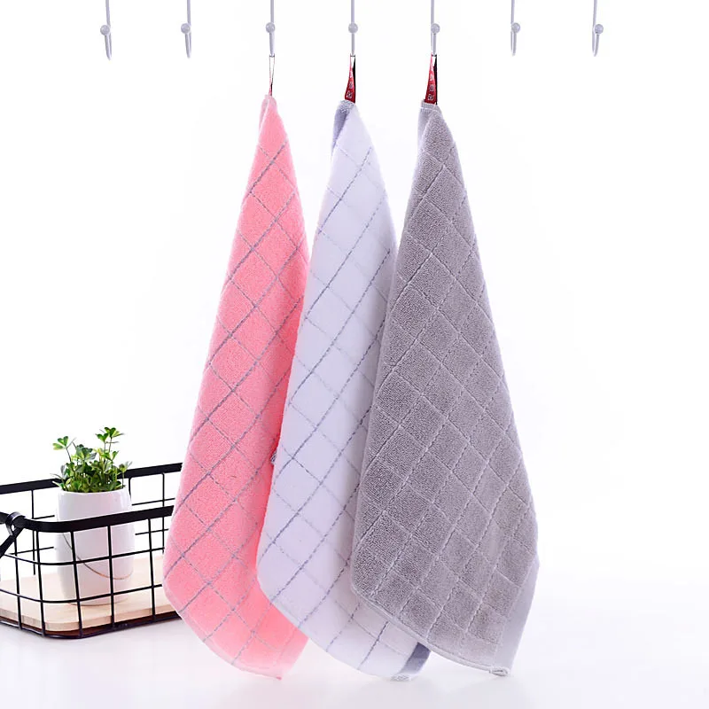 

Cotton 32 Strand Small Square Towel 35x35cm Gift Baby Absorbent Kindergarten Children's Soft Face Towel
