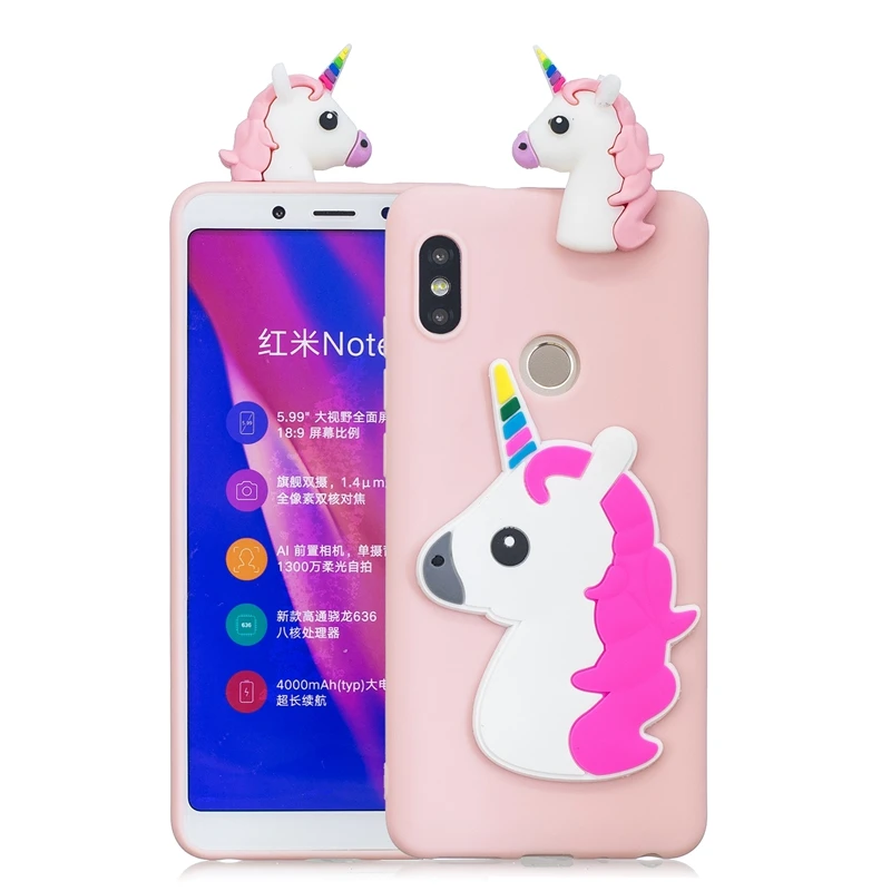 For Xiaomi Redmi Note 5 Pro Case Cover 3D Toy Panda Cactus Silicone Phone Case on Funda Xiaomi Redmi Note 5 5a Prime Xiomi Case image 6