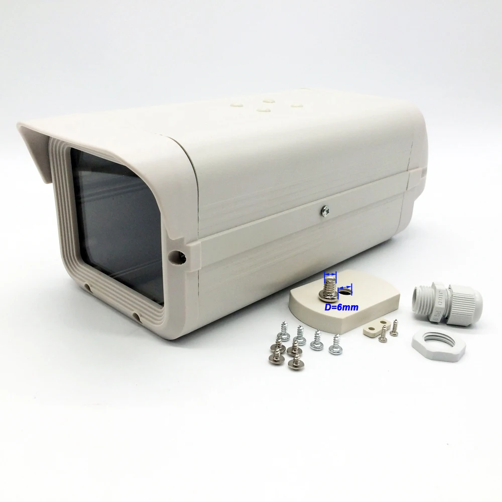 Owlcat серый белый алюминий ABS CCTV камеры видеонаблюдения корпус щит для внутренней и