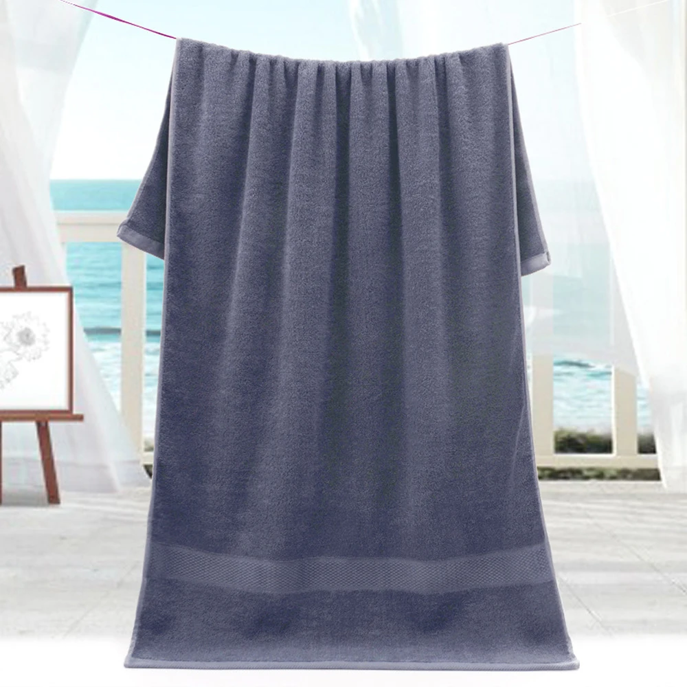 

Bath Towel Large Embellished Guest Towel Made of 100 Percent Cotton Soft Bath Sheet for Shower, Bath and Sauna（70x140cm）