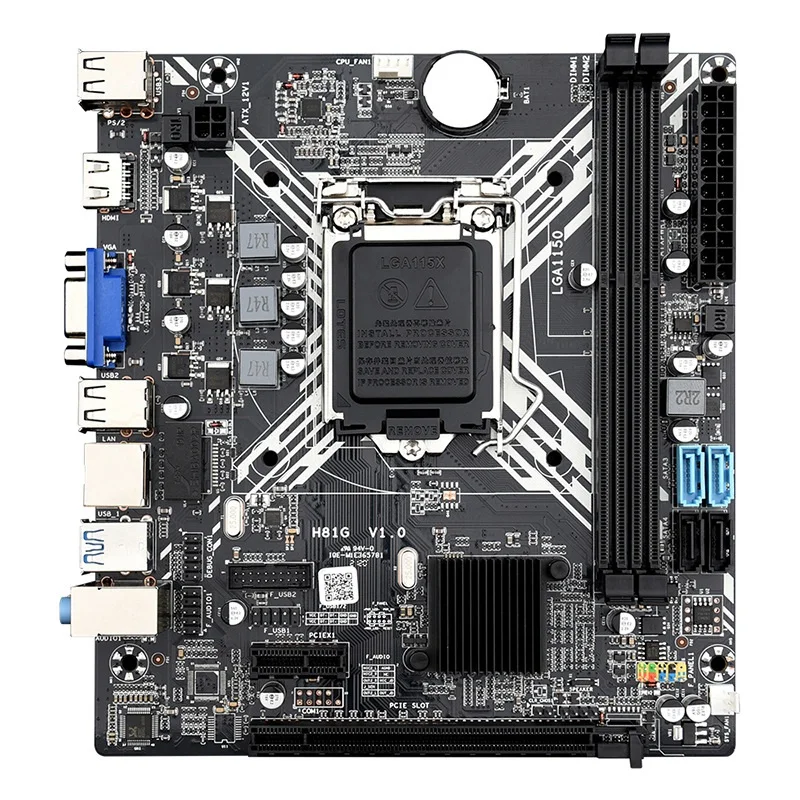 

H81G Computer Motherboard, Supporting Core Celeron/Pentium E3 V3 LGA1150 Full Range of Game Kit Motherboards