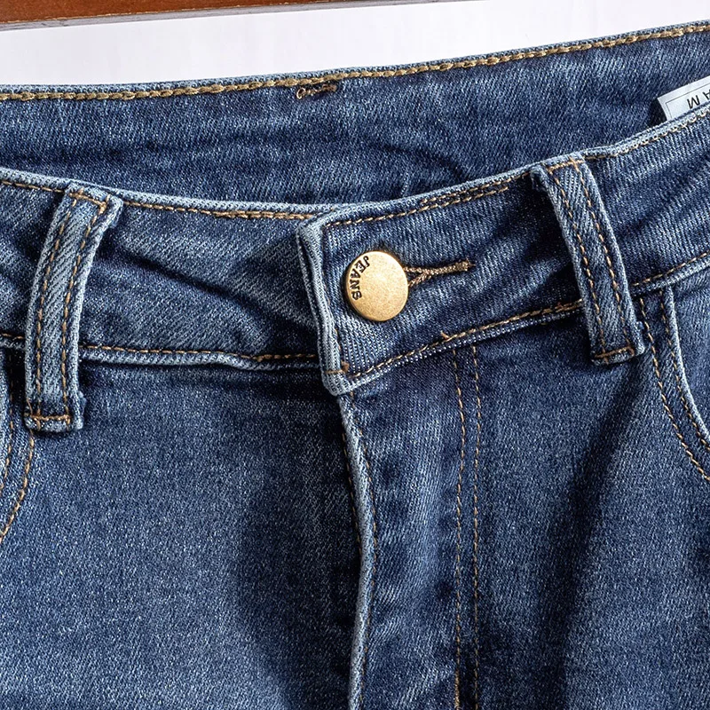 

Cthink Good Quality Jeans Women Spring 2021 New Sale Casual Cotton Denim Pants For Woman Stylish Office Lady Women's Jeans Pant