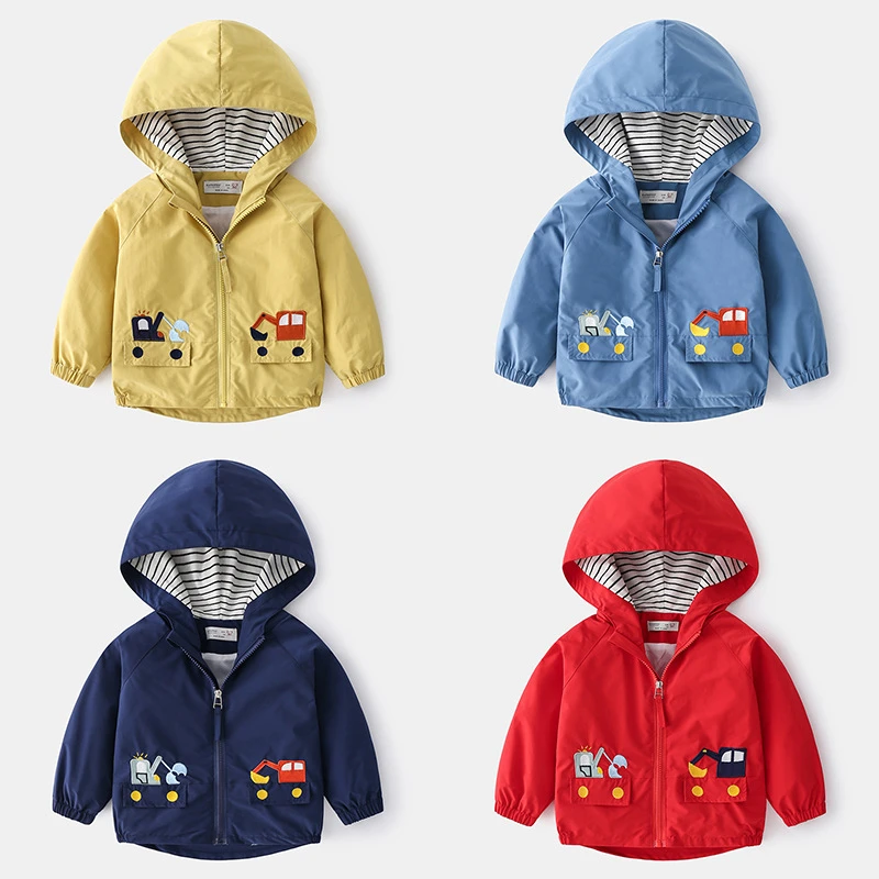 

Boys spring cartoon jacket jacket new Korean version of children's clothing children boys embroidered casual jacket