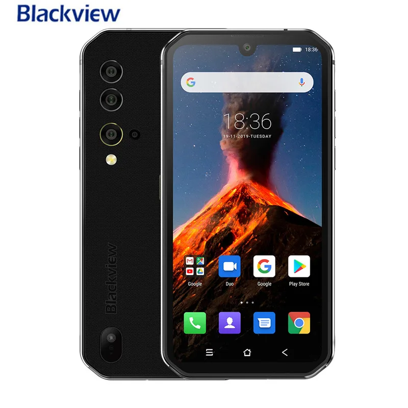 Blackview BV9900 смартфон с восьмиядерным процессором Helio P90 ОЗУ 8 Гб ПЗУ 256 ГБ Android 9 0 48 МП |