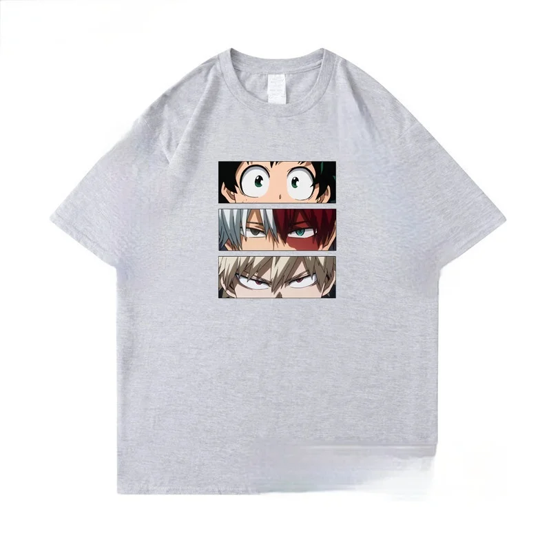 

Summer new full-time hunters print round collar T-shirt with short sleeves in Europe and the leisure