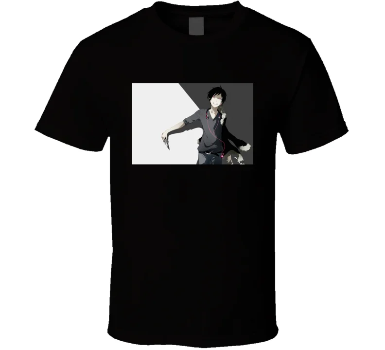Мужская футболка Durarara Izaya аниме Женская футболка|Мужские футболки| |