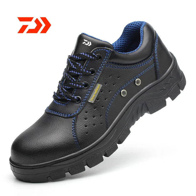 

New Daiwa Men Outdoor Hiking Fishing Shoes Men's Summer Breathable Anti-puncture Protective Work Shoes Walking Hiking Shoes