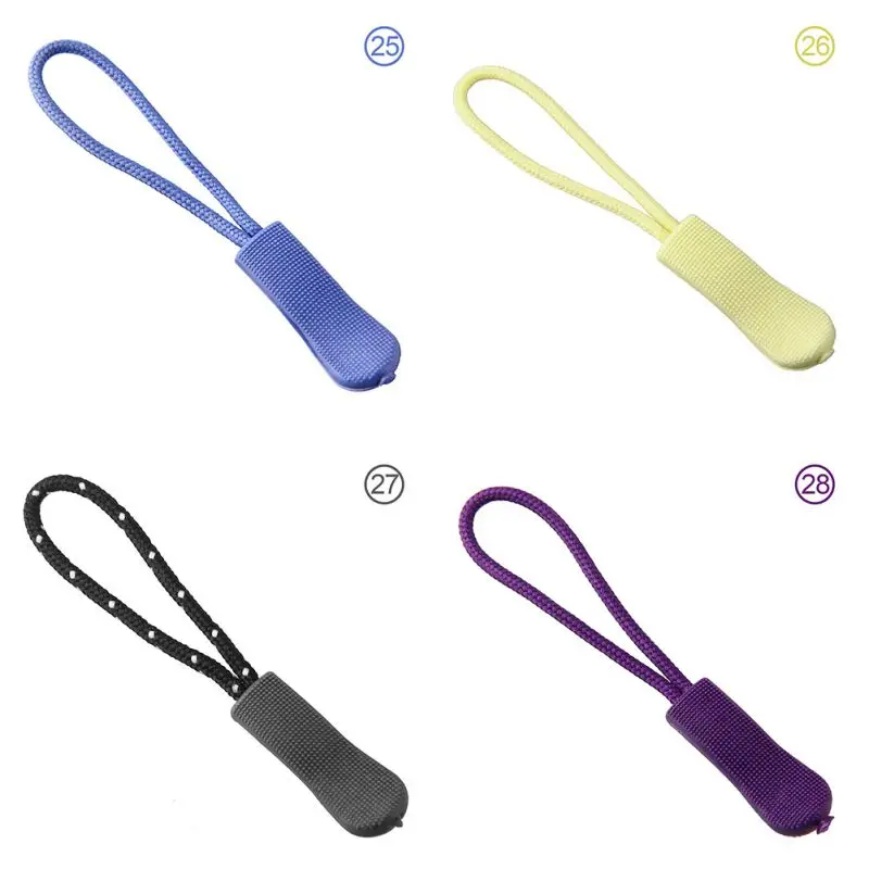 10 шт. цветная сумка на молнии тактический рюкзак подходит для веревок фиксатор