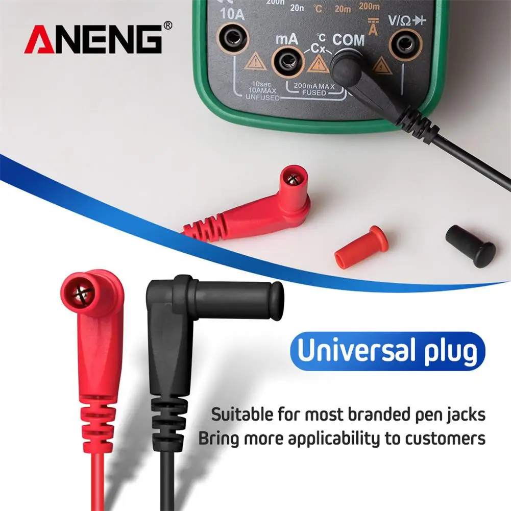 Многофункциональный цифровой мультиметр тестовый провод измерительный кабель #