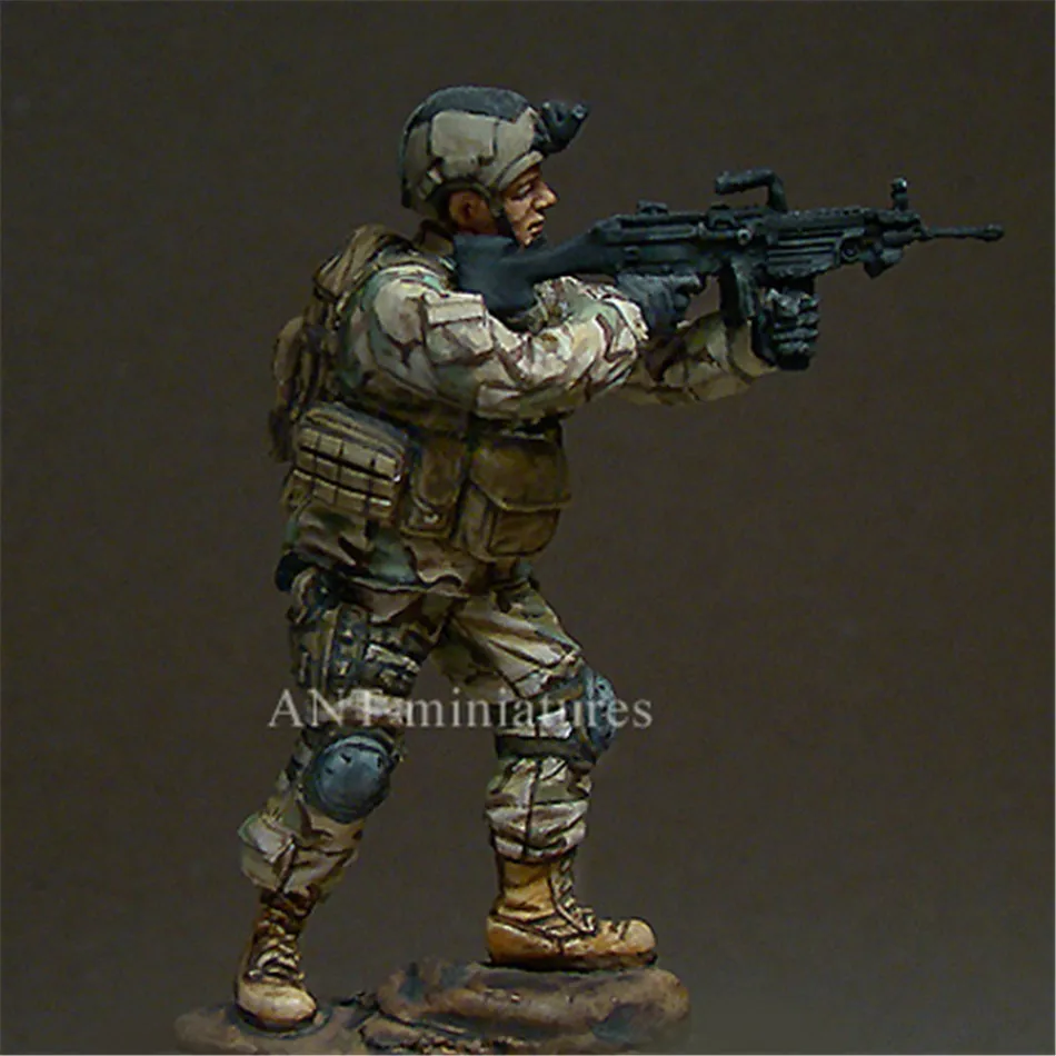 Военный Солдат Второй мировой войны полимерная фигурка 1/35 масштаб модель