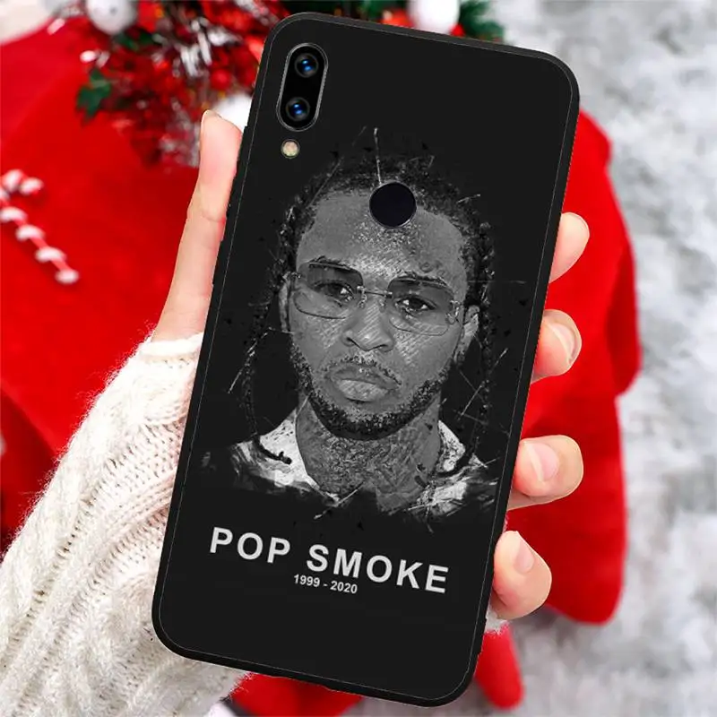 

POP SMOKE SHOOT FOR THE STARS luxury brand shell Phone Case cover For Xiaomi Redmi note 7 8 9 t k30 max3 9 s 10 pro lite