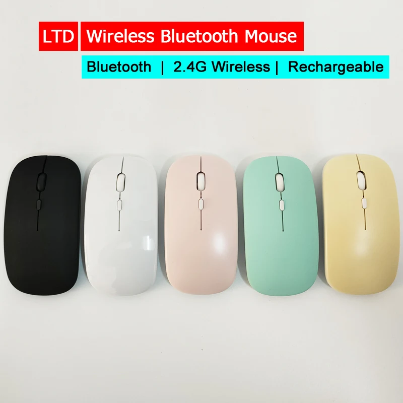 

Беспроводная Bluetooth-мышь, 2,4 ГГц, два режима