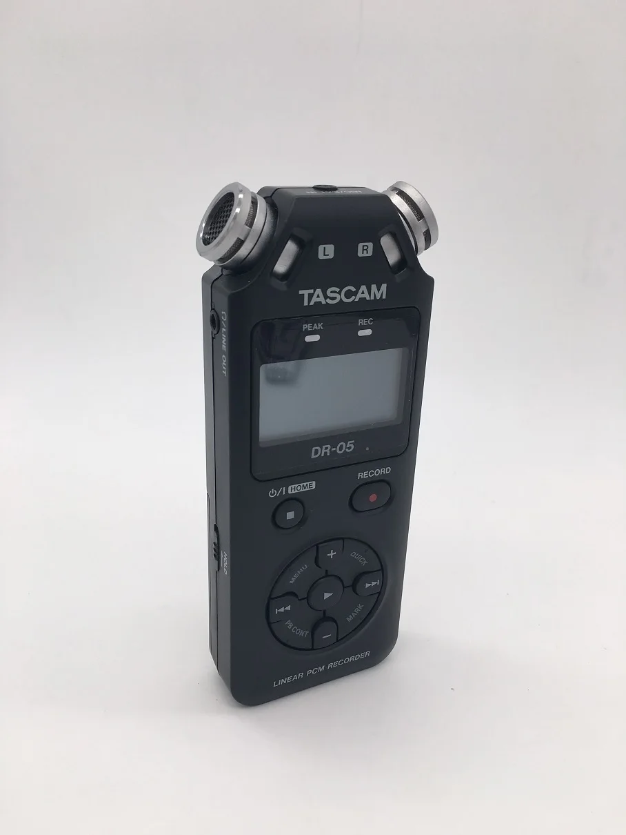 Tascam DR-05 DR-05C ручной профессиональный портативный цифровой диктофон MP3 записывающая ручка версия 2 с 8 Гб micro SD