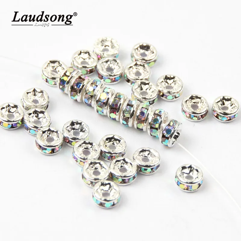 50 шт. круглые бусины для изготовления ювелирных изделий 4 мм|Бусины| |