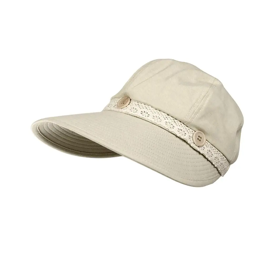 Beige Летние новые модные шляпы от солнца в Корейском стиле, женская шляпа от ультрафиолета, подарок от солнца, Элегантные Осенние шапочки для женщин - Цвет: Beige