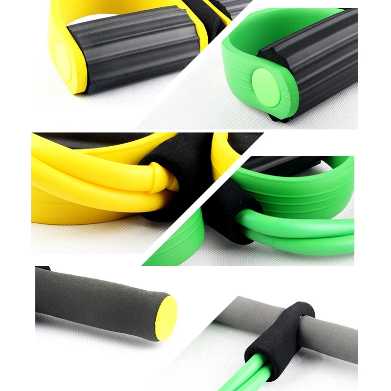 Тренажер для фитнеса эластичная тянущаяся веревка многофункциональный Натяжной