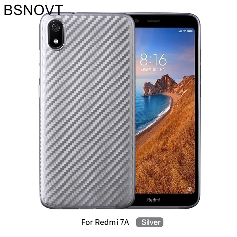 Для Xiaomi Redmi 7A чехол, Мягкий ТПУ силиконовый тонкий противоударный чехол-бампер для Xiaomi Redmi 7A чехол для Redmi 7A 5,4" BSNOVT