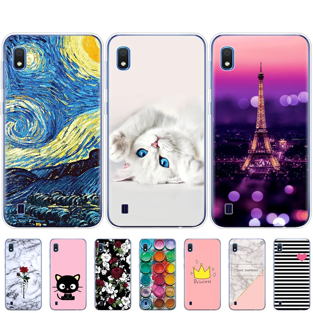 Чехол для Samsung A10 чехол coque Мягкая силиконовая задняя крышка Galaxy copas A 10 SM A105F A105