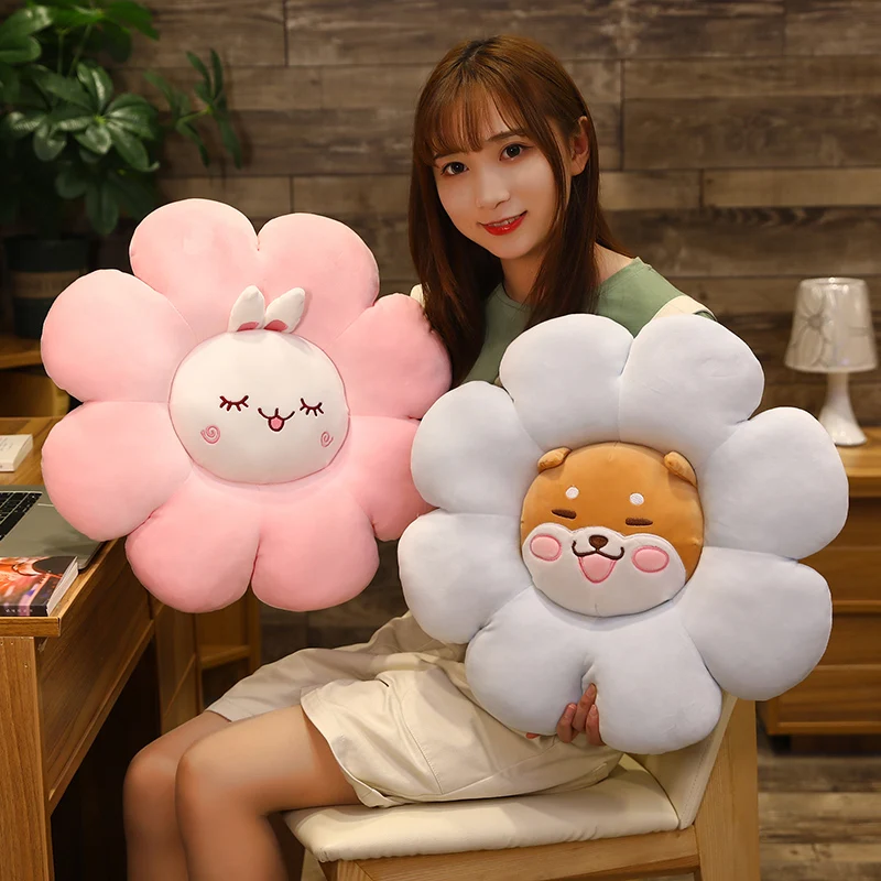 Горячий плюшевый коврик с цветами набивной реалистичной формы детский домашний