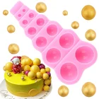 Форма для помадки, размер, искусственная форма для торта, полусфера, силиконовая форма для шоколада, конфет, глины, эпоксидная смола, инструменты