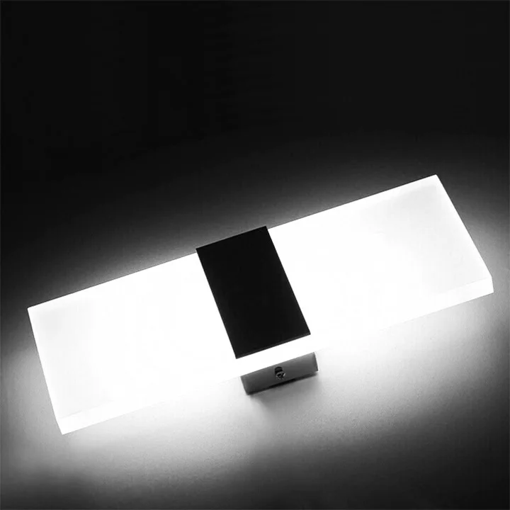 Светодиодная настенная акриловая прикроватная лампа приглушаемый светильник