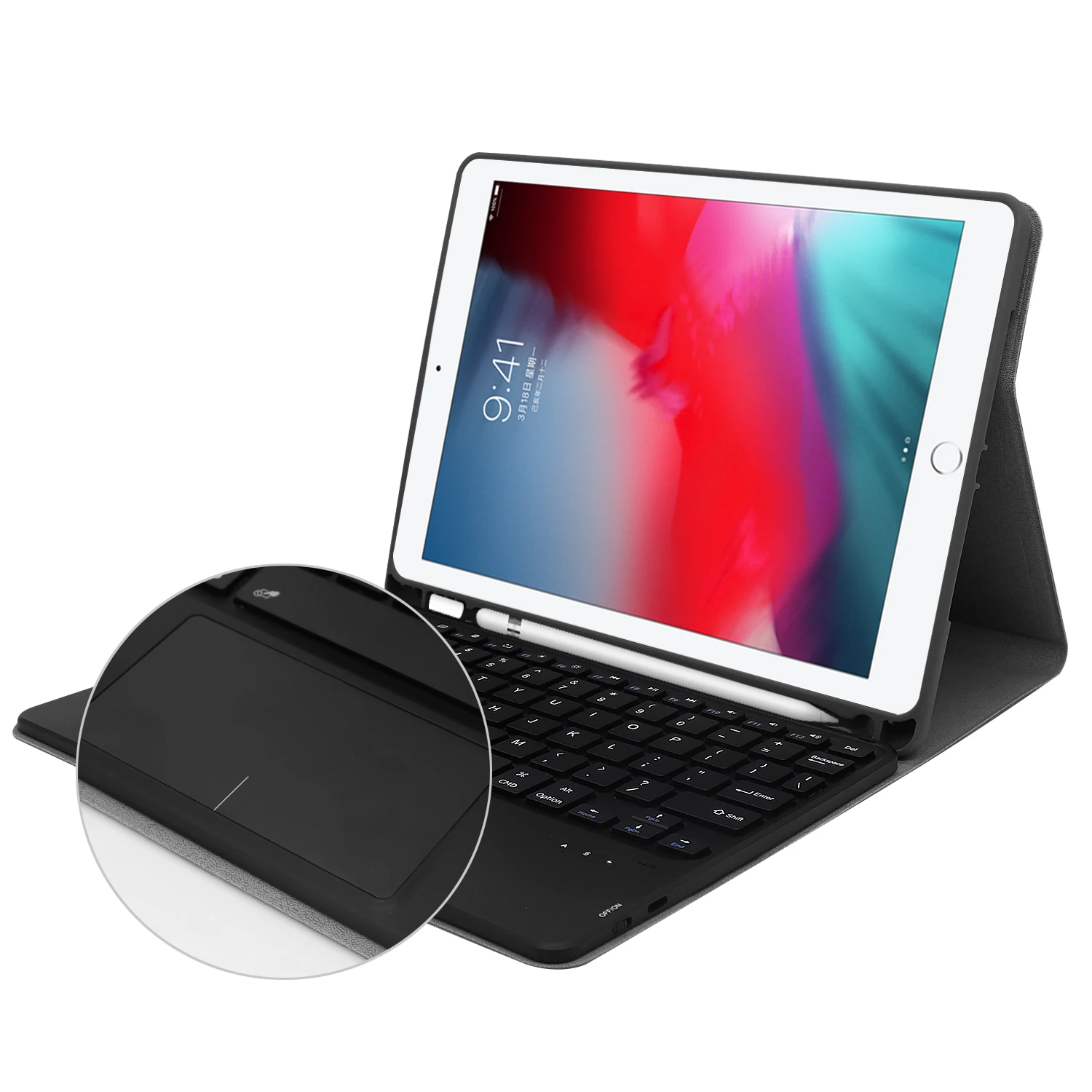 Тачпад клавиатура чехол для iPad mini 5 7,9 6th 9,7 Pro 11 Air 3 10,5 Чехол коврик для мыши и клавиатуры для iPad 7th 10,2 клавиатура