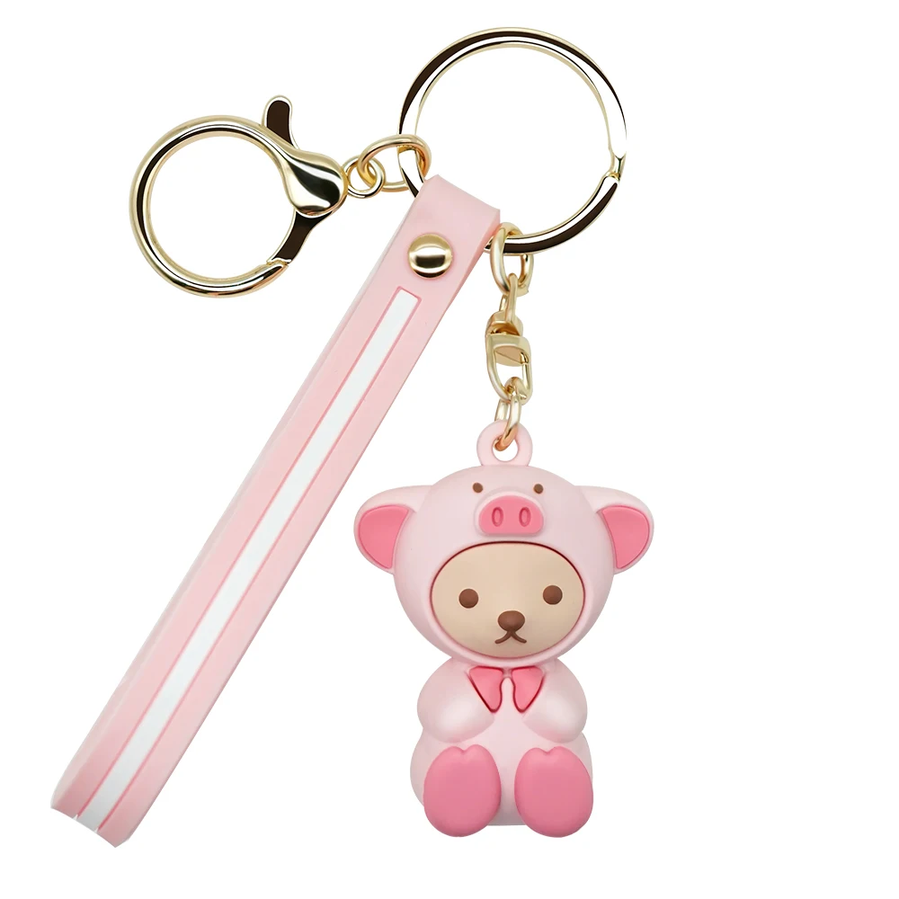 

Kaka0 Anime Doll Bag Hanging Decoration Keyring New Cute Keychains Korean Cartoon Key Chain Pendant Pvc Silicone Mood Tracker