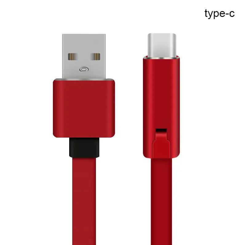type c red 1,5 метров type-c Android Repairable зарядный кабель для Xiaomi mi x 3 samsung s10 9 зарядный кабель USB пирсинг зарядный кабель - Цвет: type c red