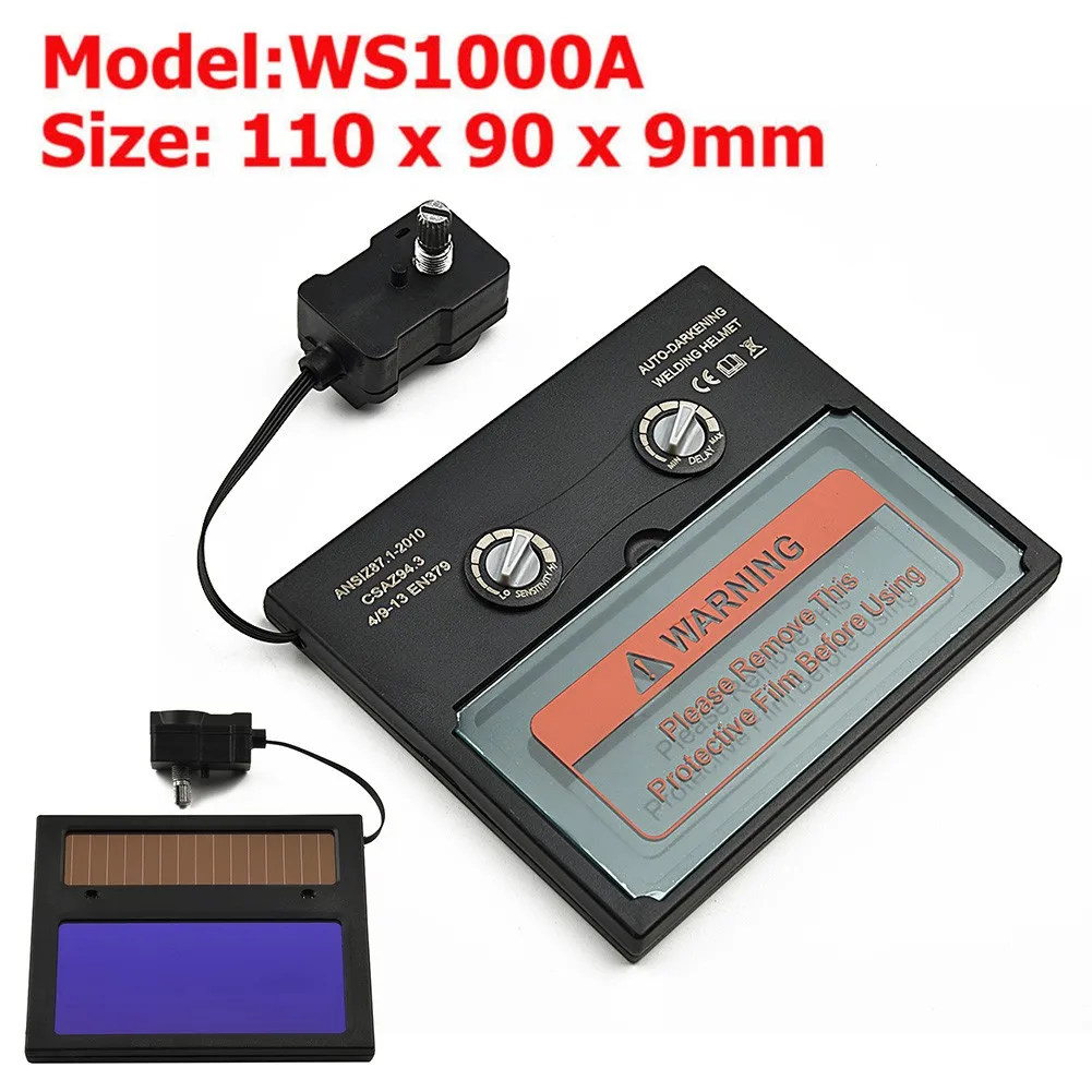 

1pc Welding mask Auto Solar Darkening Welding Helmet Lens Goggles Mask Anti-UV Infrared Protector Accessories WS1000A
