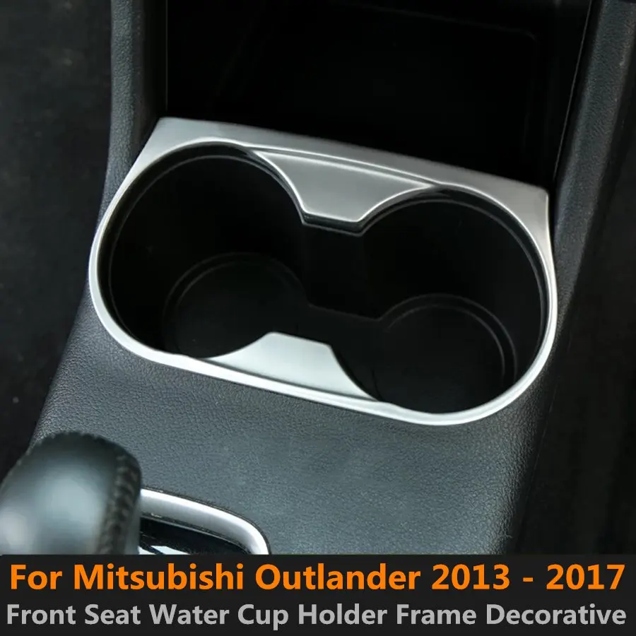 ABS переднее сиденье рамка держателя стакана воды декоративная накладка для Mitsubishi