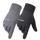 Зимние теплые перчатки унисекс для велоспорта и велоспорта с сенсорным экраном, уличные спортивные перчатки с пальцами для кемпинга, походов, мотоцикла