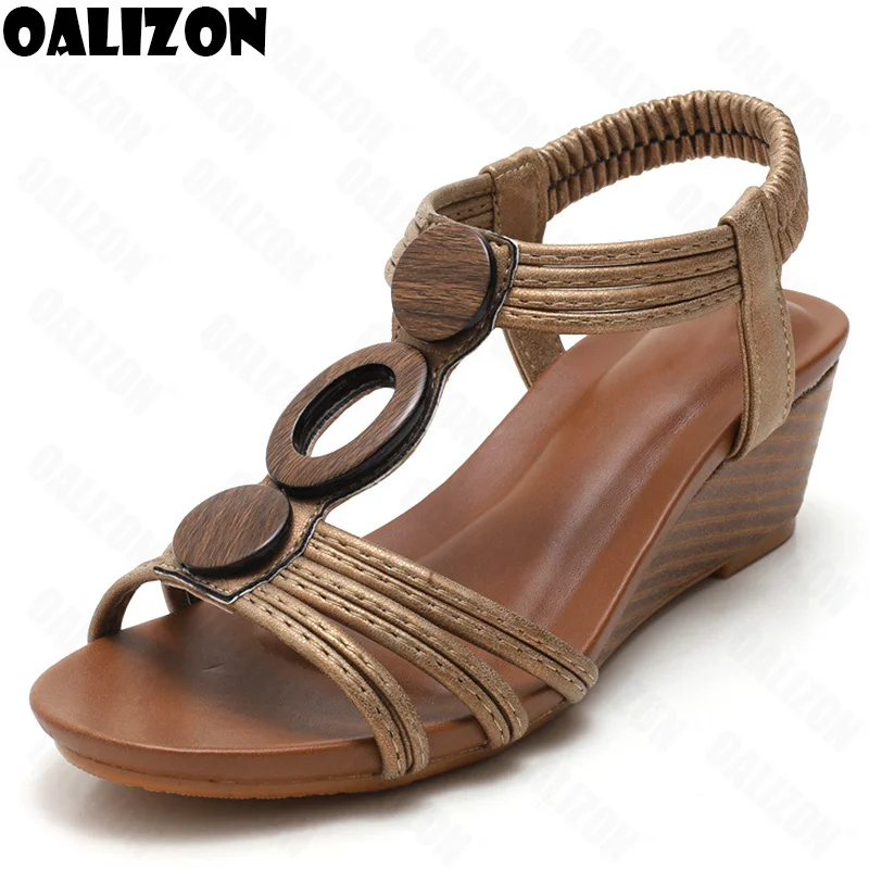 

Women Sandals Summer Wedges Ladies Retro Rome Shoes Female Slip On Casual Peep Toe Sandal Woman Beach Comfort Shoes Zapatos Lady