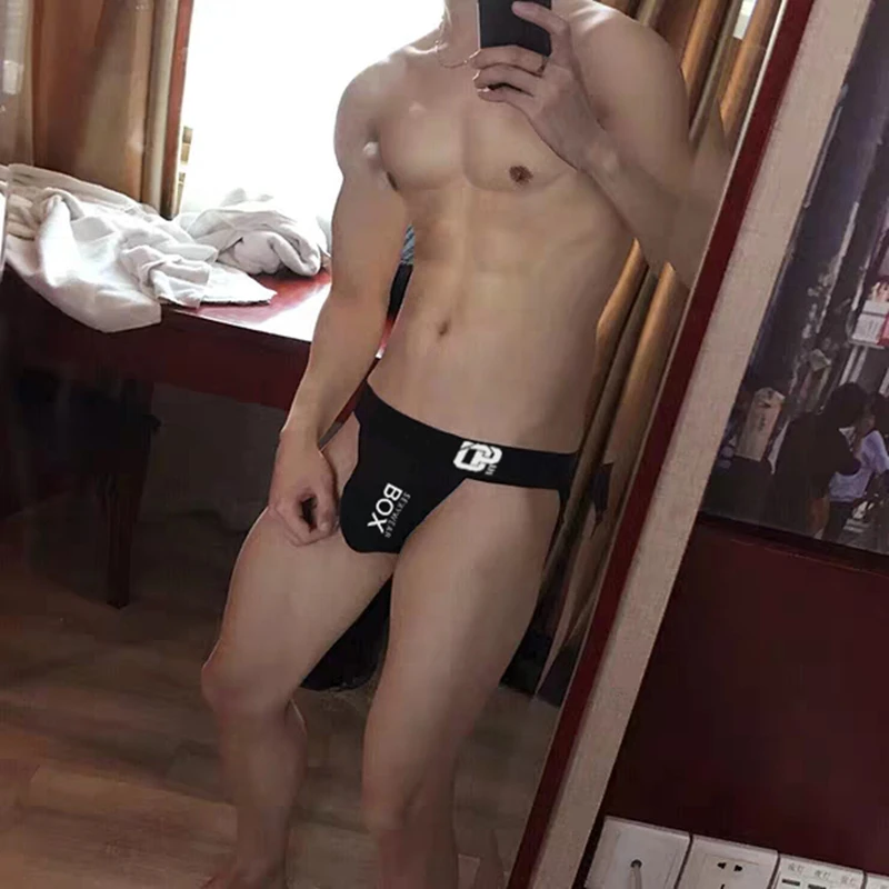 Трусы-стринги ORLVS мужские хлопок пикантные трусы-бандаж стринги трусы-джоки