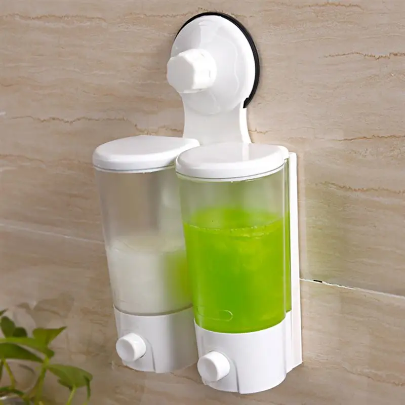 Диспенсер для жидкого мыла мощная присоска двухсторонний дозатор мытья