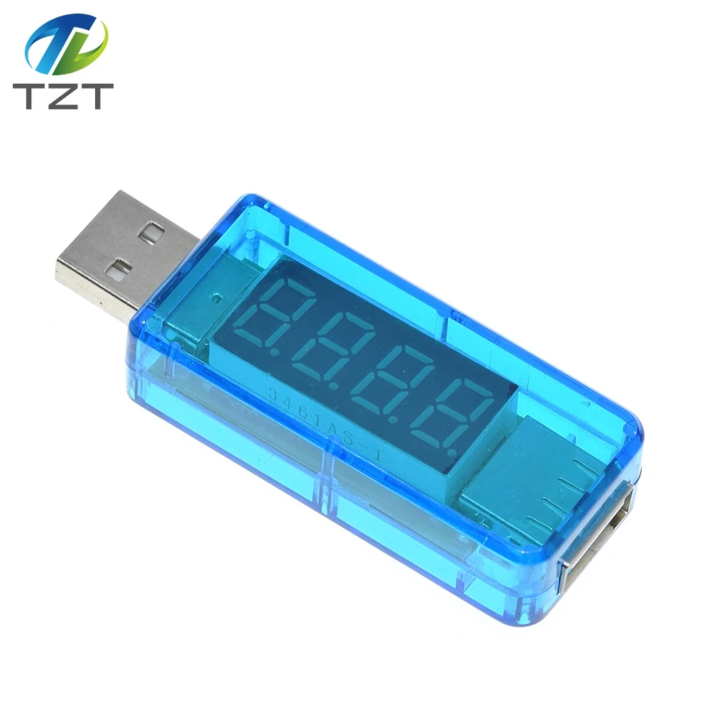 Цифровой USB-тестер TZT измеритель напряжения и для мобильных устройств с зарядкой