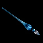 Стеклянная капельная авторучка, 1 шт., винтажная стеклянная капельная авторучка для погружения в воду, авторучки с заполняющими чернилами и подарочной коробкой, новинка