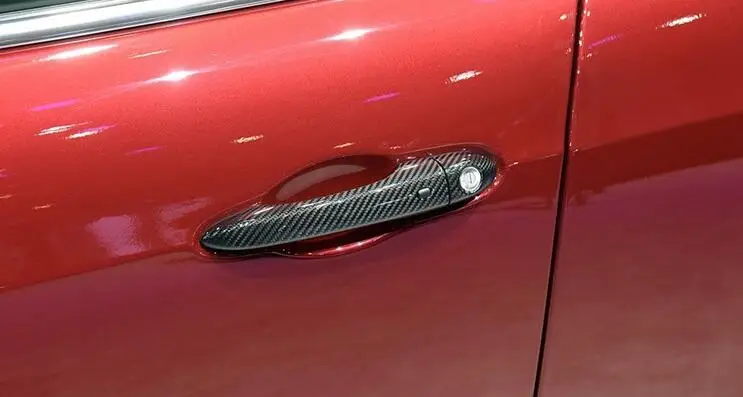 2014-2019 чехол для дверной ручки Maserati Levante Quattroporte M156 ghiдоступ M157 из натурального