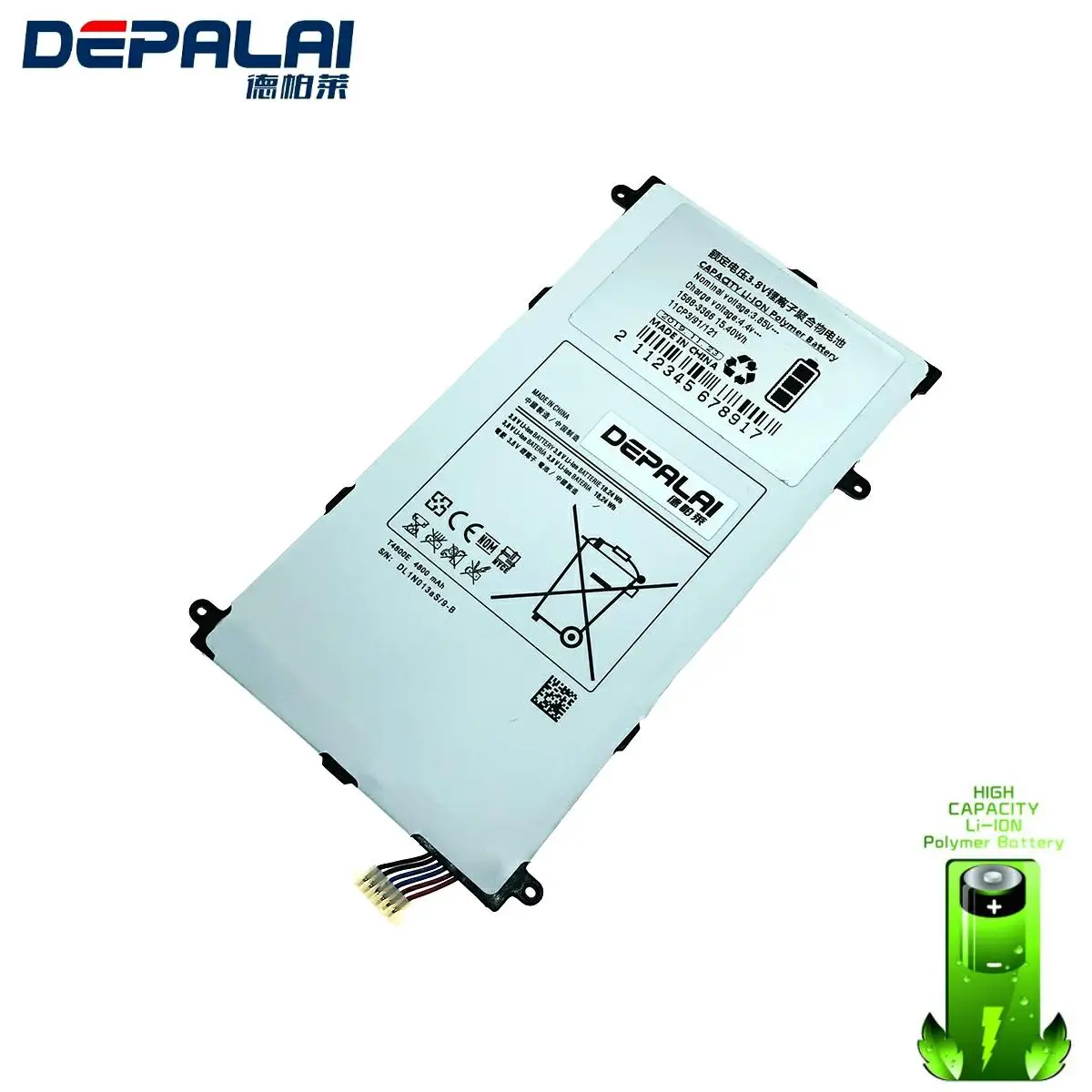 Сменный аккумулятор T4800E на 4800 мАч для Samsung Galaxy Tab Tablet Pro 8 4 дюйма T320 T321 T325 Φ SMT321