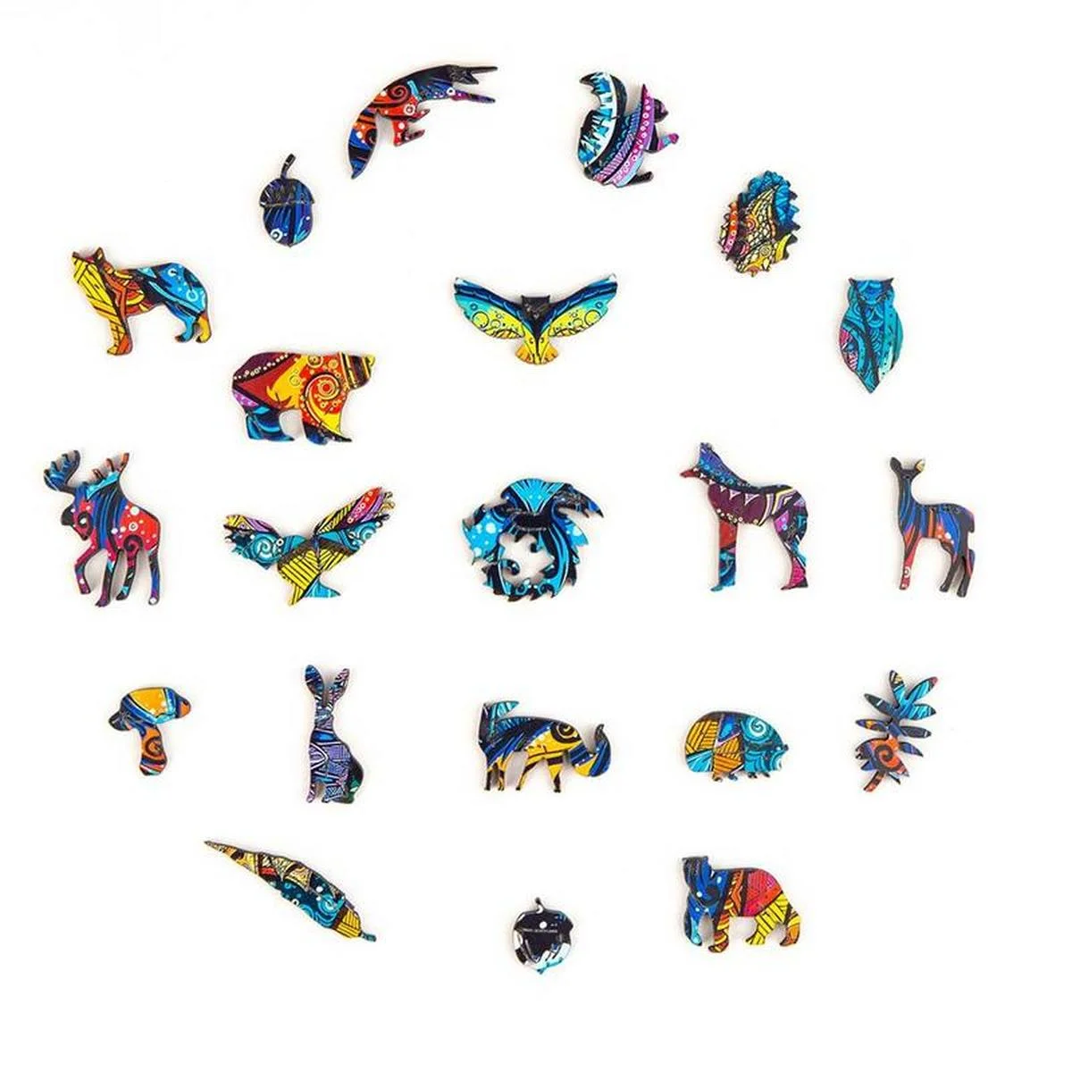 

Unique Wooden Puzzles Jigsaw For Adult Unique Shape Animal Owl 3D Puzzle For Kids Educational Puzzle Fabulous Interactive Gifts