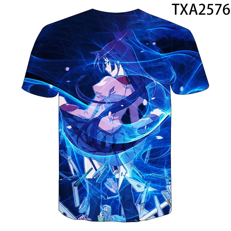

Monogatari Story 3dT-shirt Oshino Shinobu Men Women Children T Shirt Anime Clothes Kawaii Cool Streetwear Tops Boy Girl Kids Tee