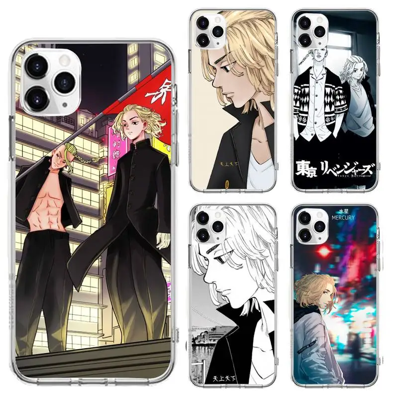 

Tokyo Revengers Phone Case For Clear-Iphone 5 5s se 6 6s 7 8 11 12 X Xs Xr Pro Plus Max Mini Cover