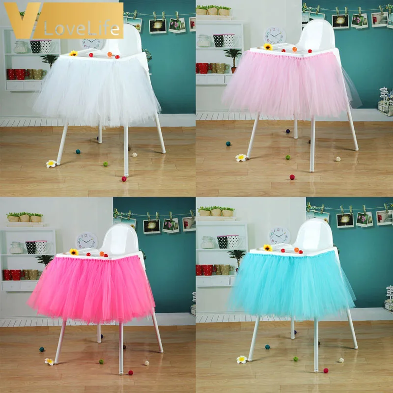 Платье-пачка Тюлевая &quotюбка&quot на стол Baby Shower аксессуары 39 &quotx 13 8&quot накидки