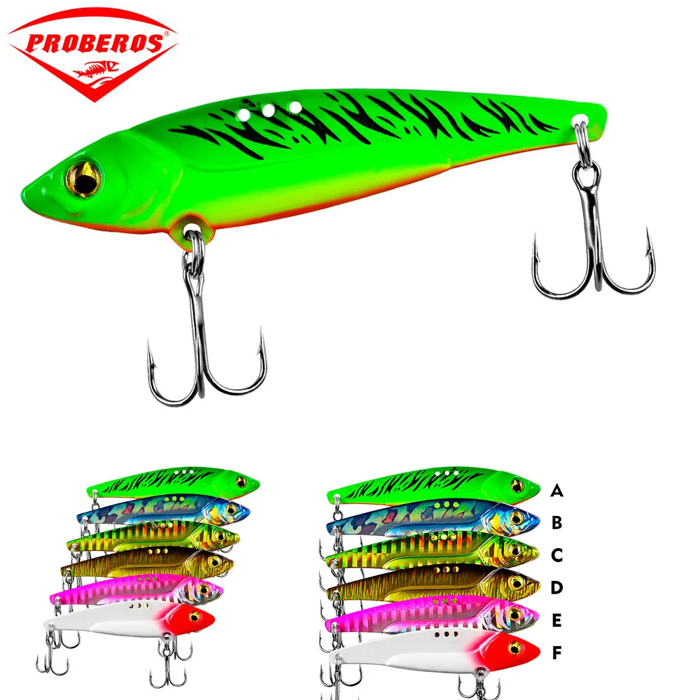 

New Fishing Lures Submerged Water Tossing Vib Metal Lure Fishing Weever Fake Bait Crank Bait Universal for Full Swimming Layer