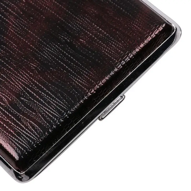 Креативный кожаный чехол для сигарет с 20 палочками и резиновой лентой Подарочная