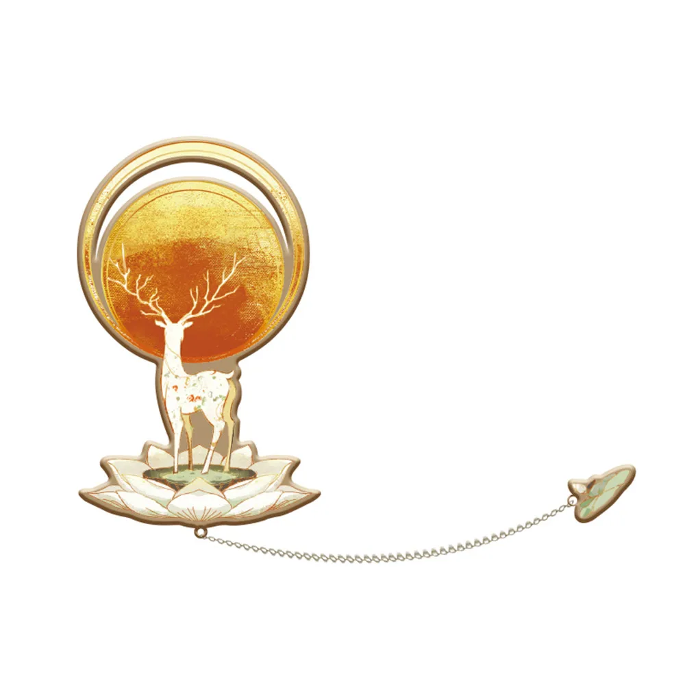 Аниме Легенда о экзорцизме олень король поздравительная открытка металлическая