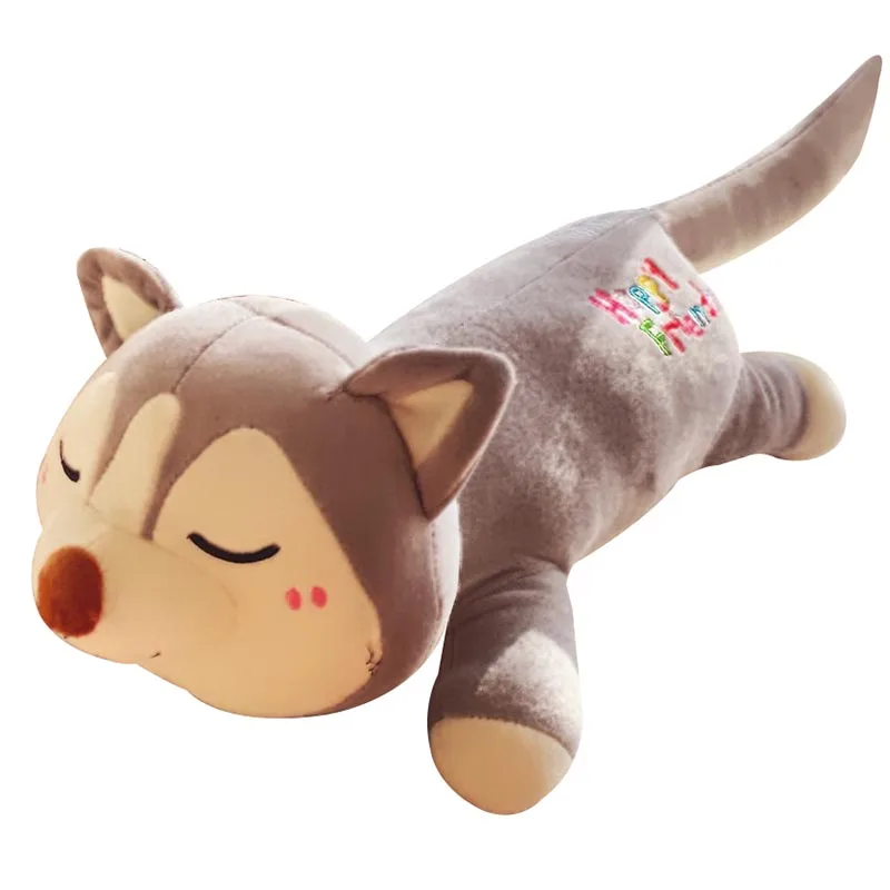 

55/85/115cm Plush toys cute husky dolls Soft puppy doggy pillows home bed cushions High quality workmanship Baby's Xmas toy gift