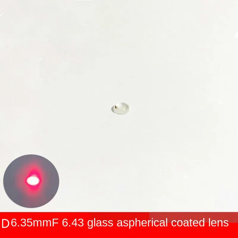 D6.35 Focal Length 6.43 Laser Module Glass Aspherical Collimation Coating Optical Mirror Focusing Lens Emission Tube | Инструменты