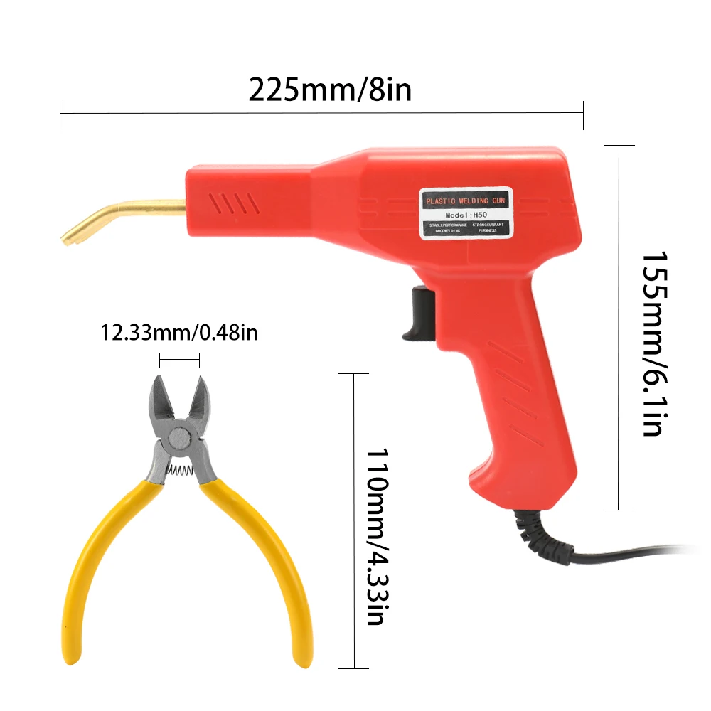 

Handy Plastics Welder Garage Tools Staplers Machine Staple PVC Repairing Machine Car Bumper Repairing Stapler Welding Tool